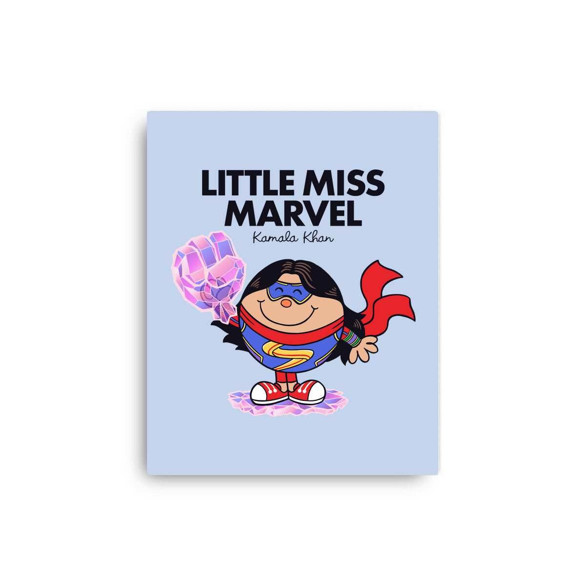 Little Miss Marvel - None / White / 12x16