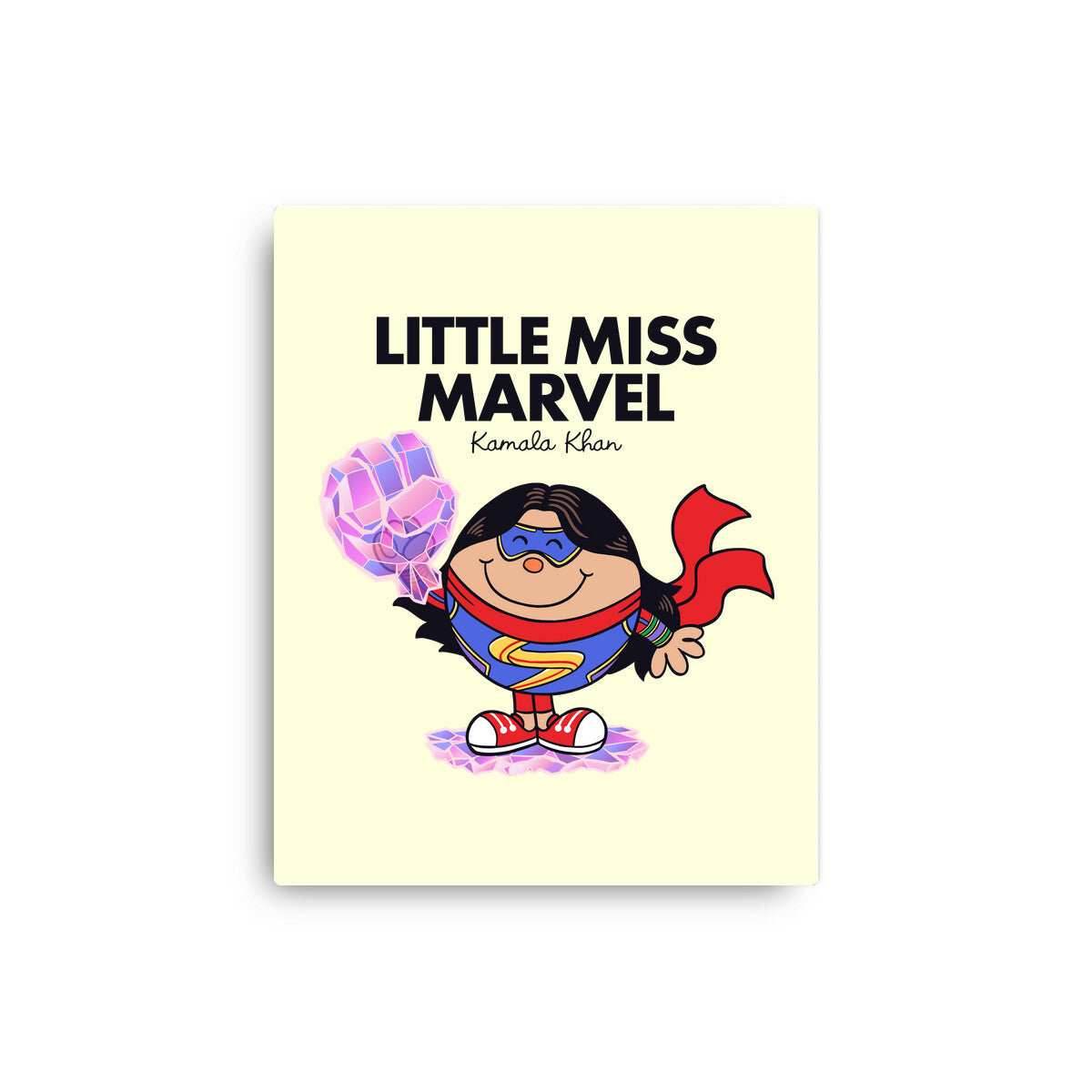 Little Miss Marvel - None / White / 12x16