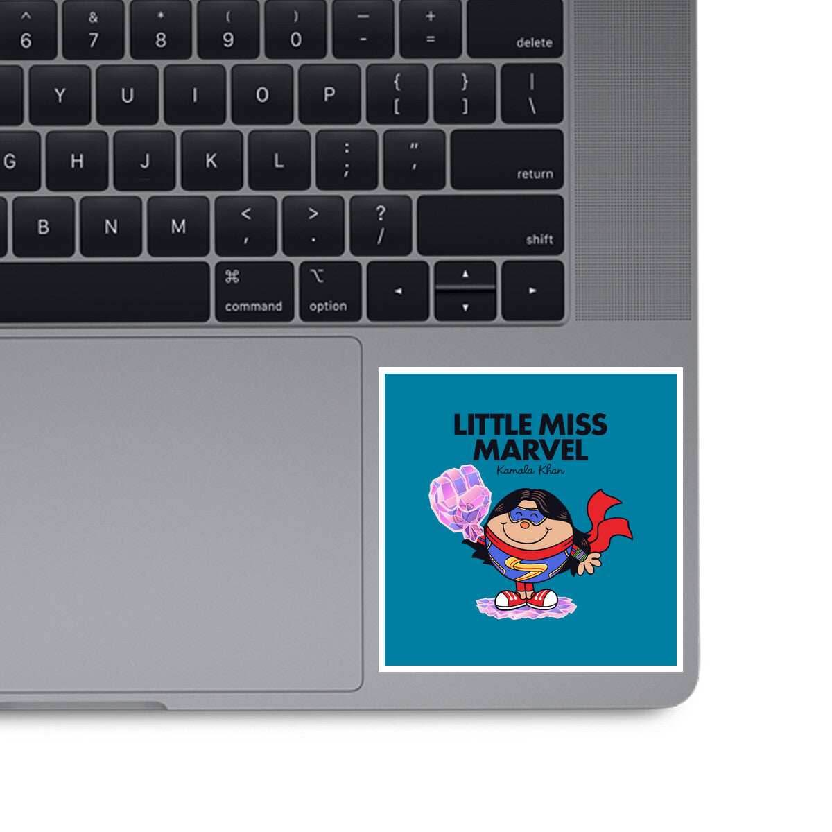 Little Miss Marvel - None / White / 3x3