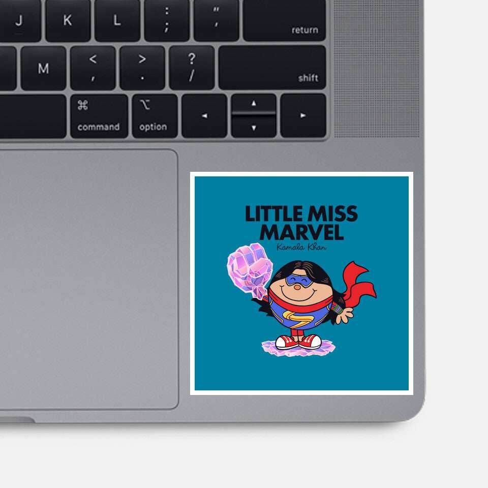 Little Miss Marvel - None / White / 3x3