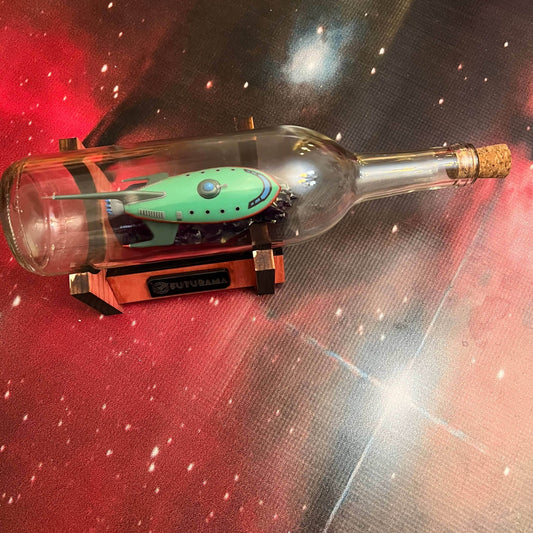 Futurama Planet Express Starship in a Bottle - 