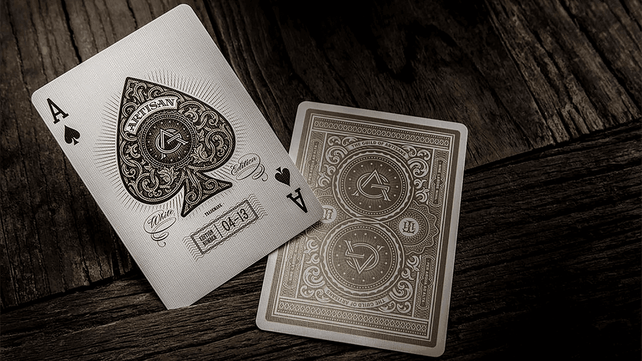 Artisan Playing Cards (White) by theory11 - 