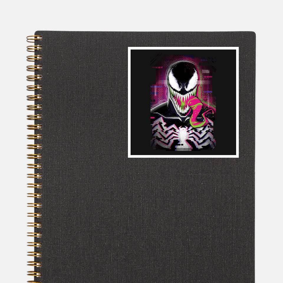 Venom Glitch - None / Red / 3x3