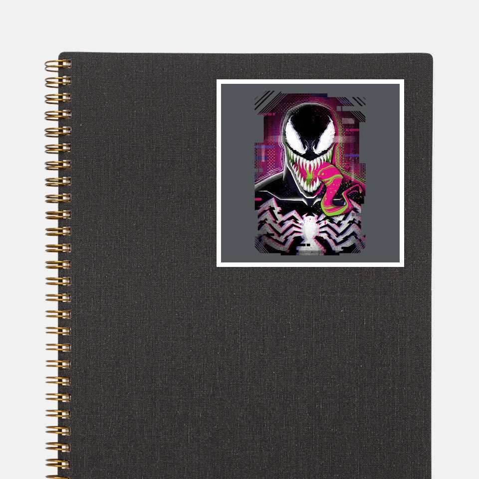 Venom Glitch - None / Red / 3x3