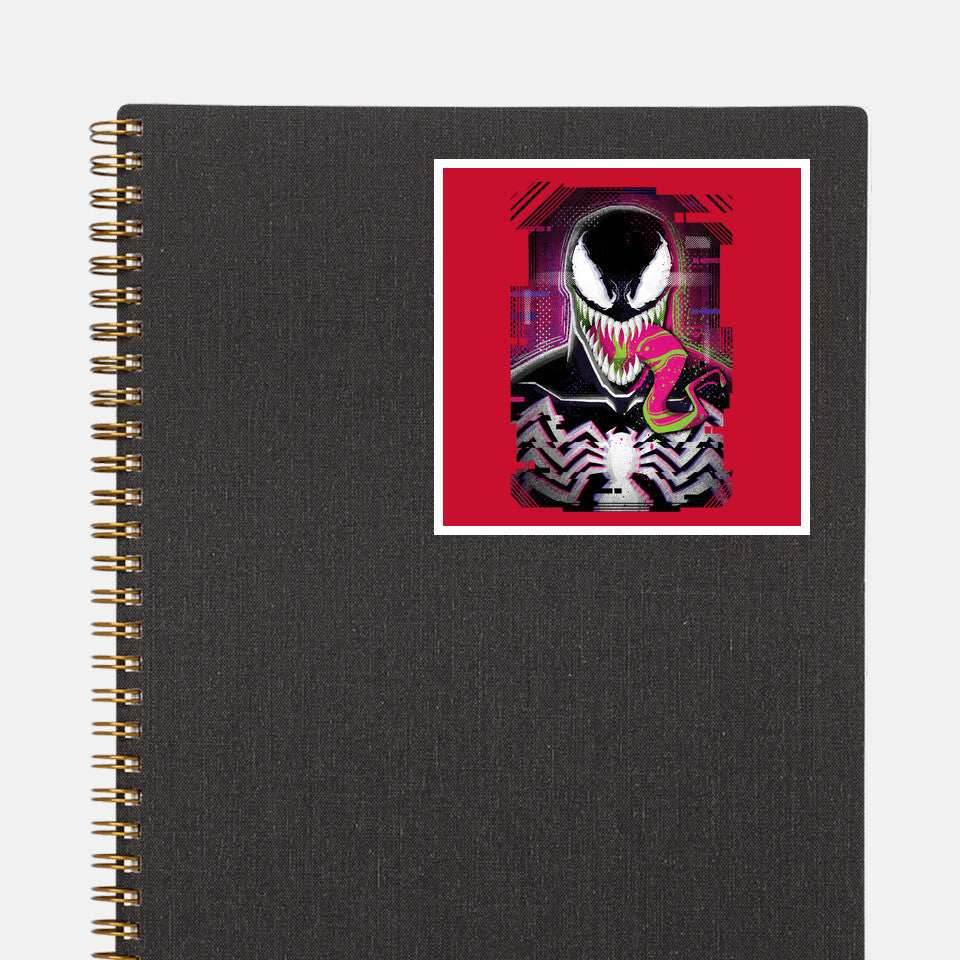 Venom Glitch - None / Red / 3x3