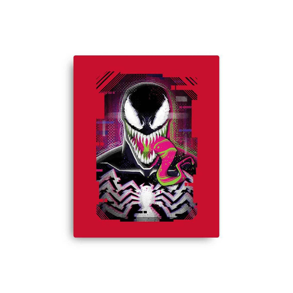 Venom Glitch - None / Red / 12x16