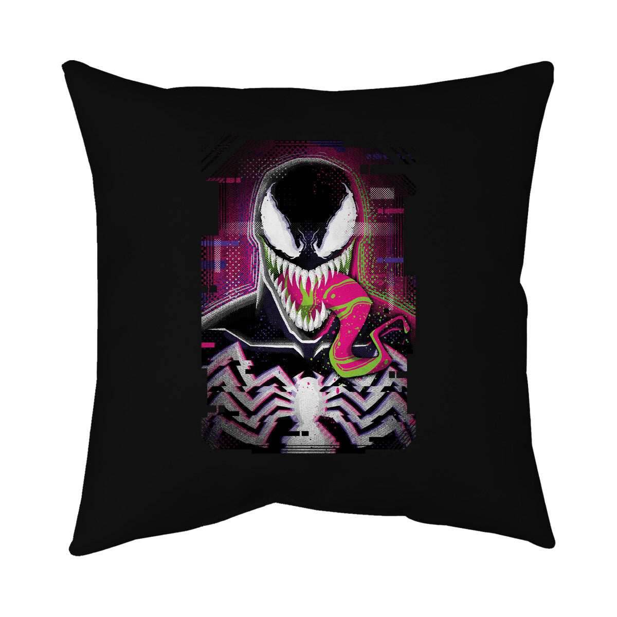 Venom Glitch - None / Red / 14x14