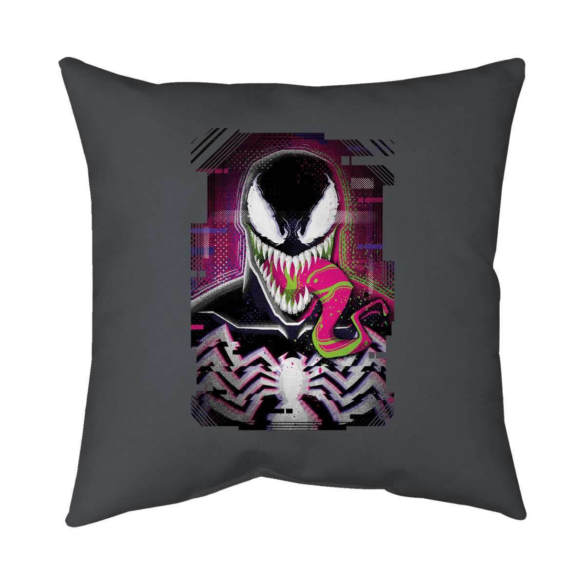 Venom Glitch - None / Red / 14x14