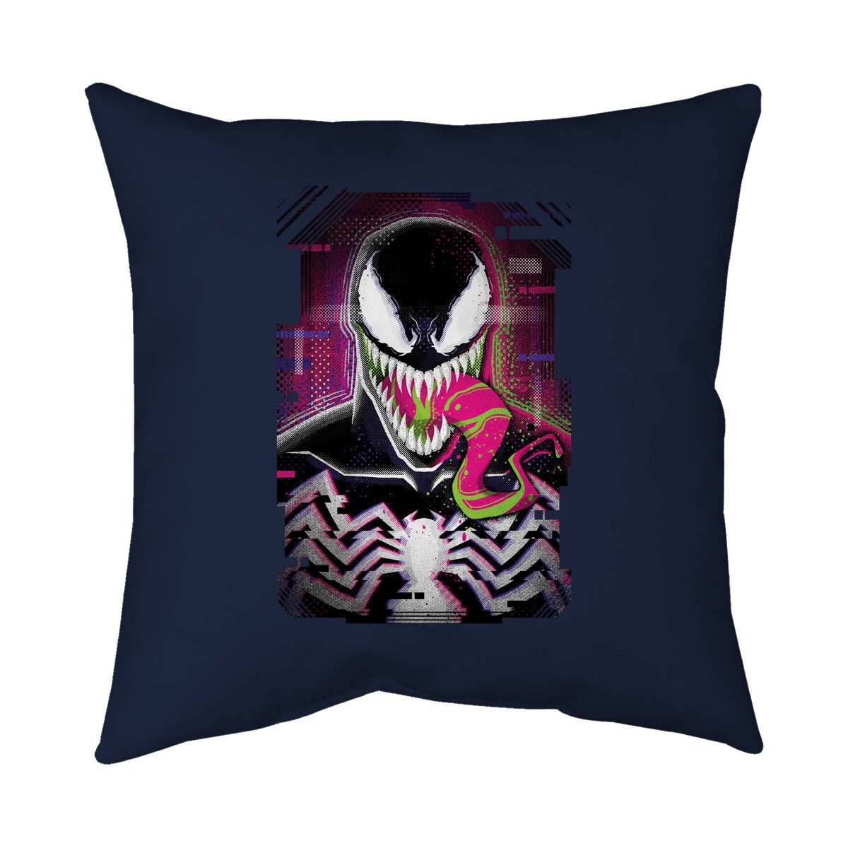 Venom Glitch - None / Red / 14x14