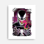 Venom Glitch - None / Red / 12x16