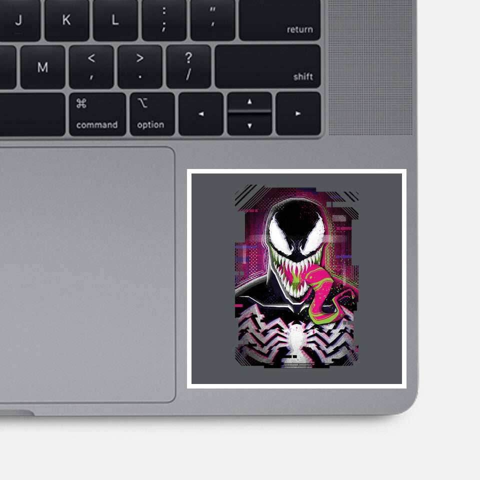 Venom Glitch - None / Red / 3x3