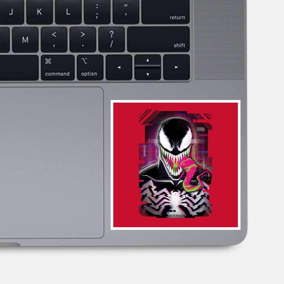 Venom Glitch - None / Red / 3x3