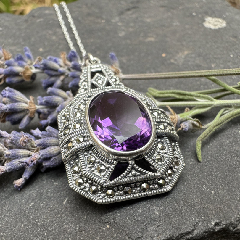 Victorian Marcasite Necklace