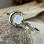 Ophelia Crescent Moon Ring