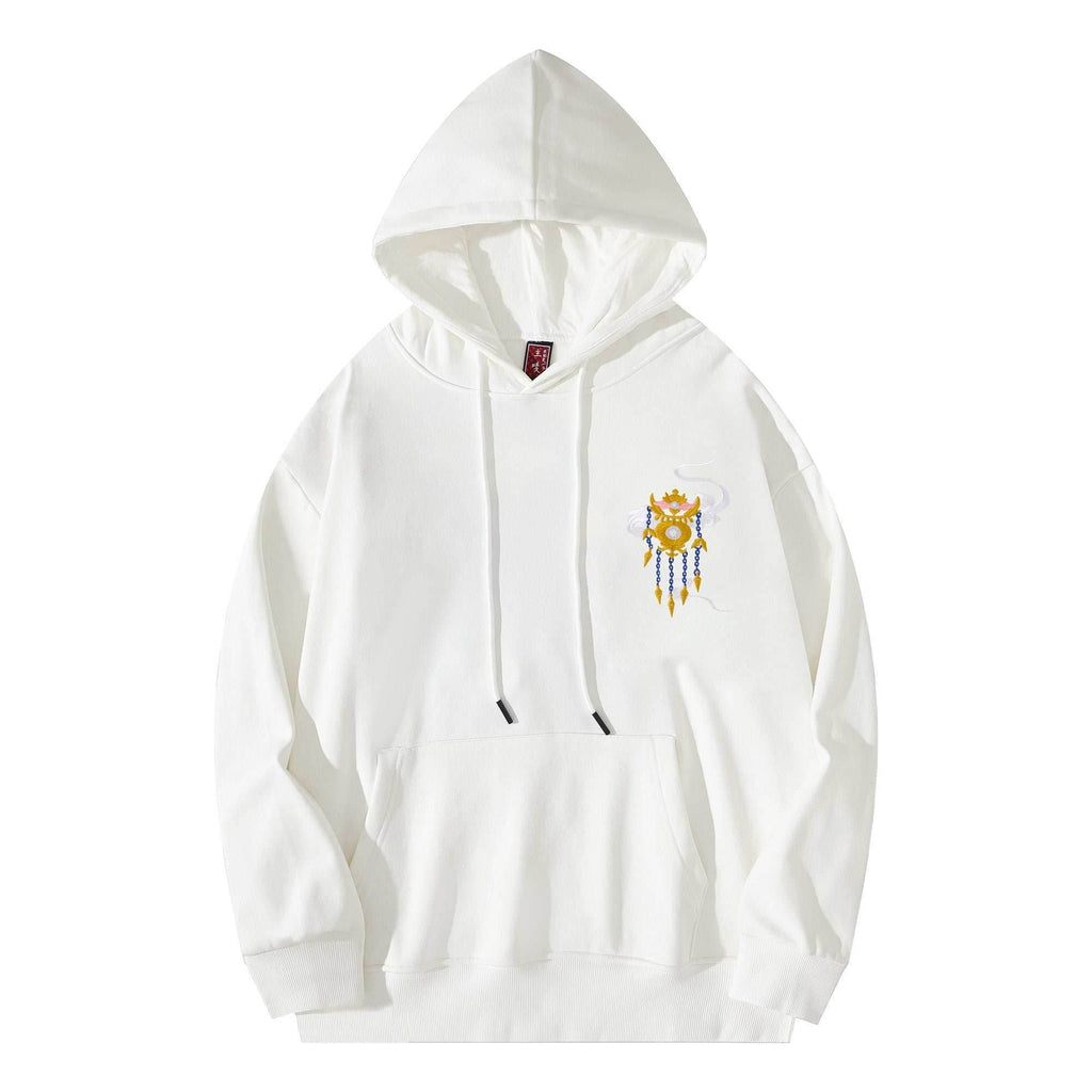 KH9241 Queen Himiko Embroidery Hoodie - Black / S