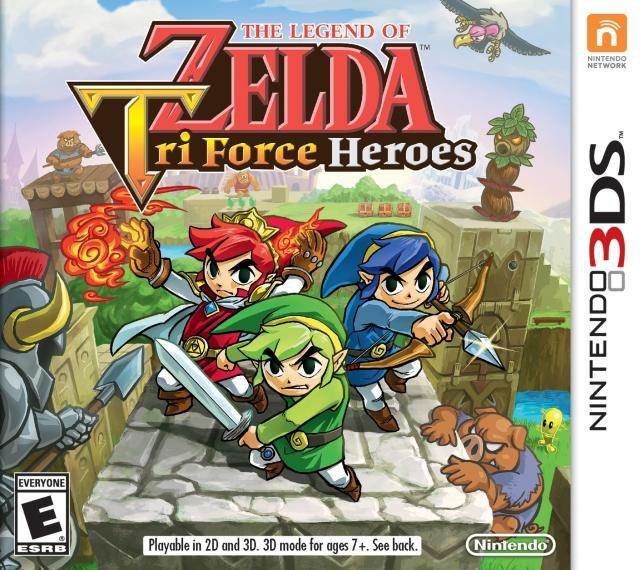 The Legend of Zelda: Tri Force Heroes (Nintendo 3DS) - Game Manual Only