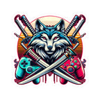 The XP Wolf Gamer  Stickers