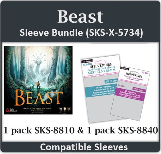 "Beast" Compatible Card Sleeve Bundle (8810 X 1, 8840 X 1)