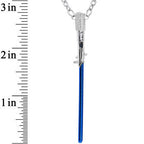 Officially Licensed Star Wars Blue Lightsaber Pendant Necklace