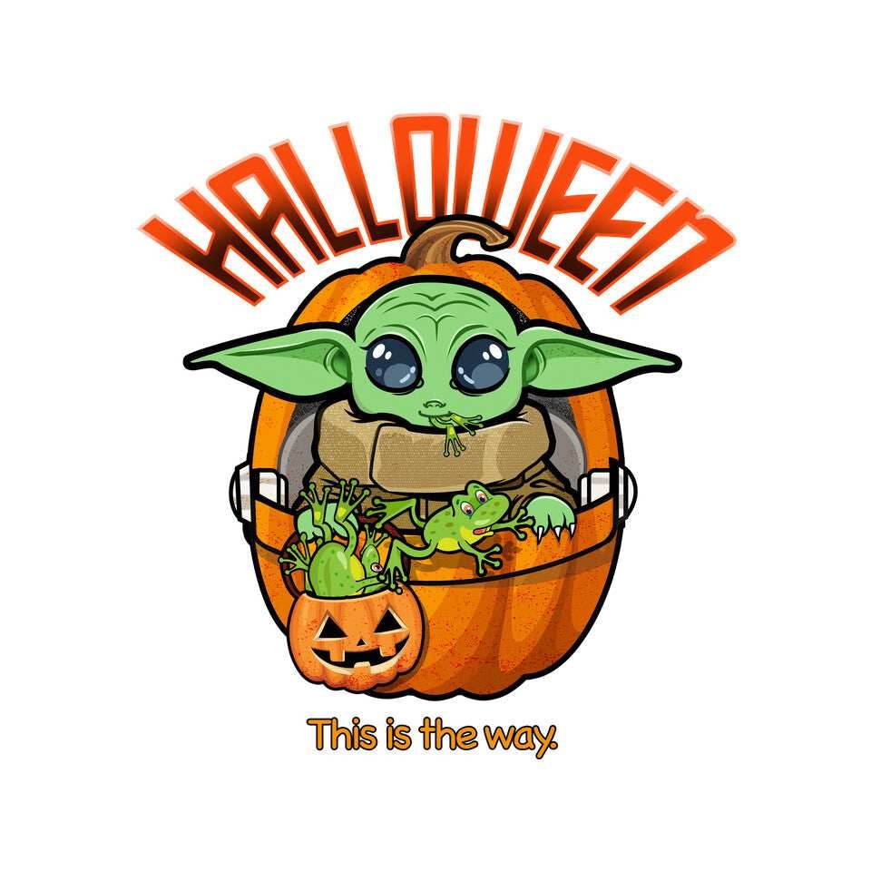 Halloween This Is The Way - None / Black / 12x16