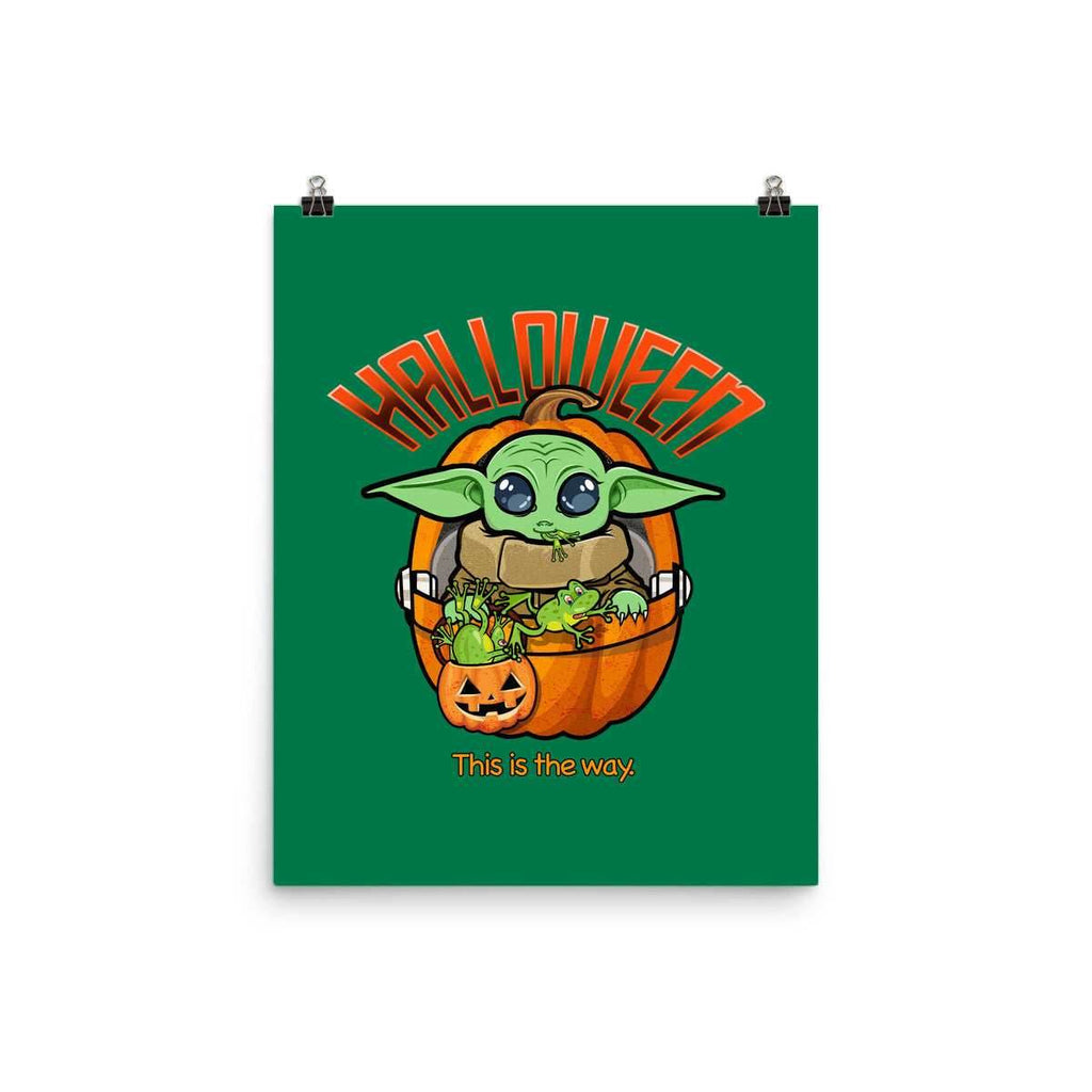 Halloween This Is The Way - None / Black / 12x16