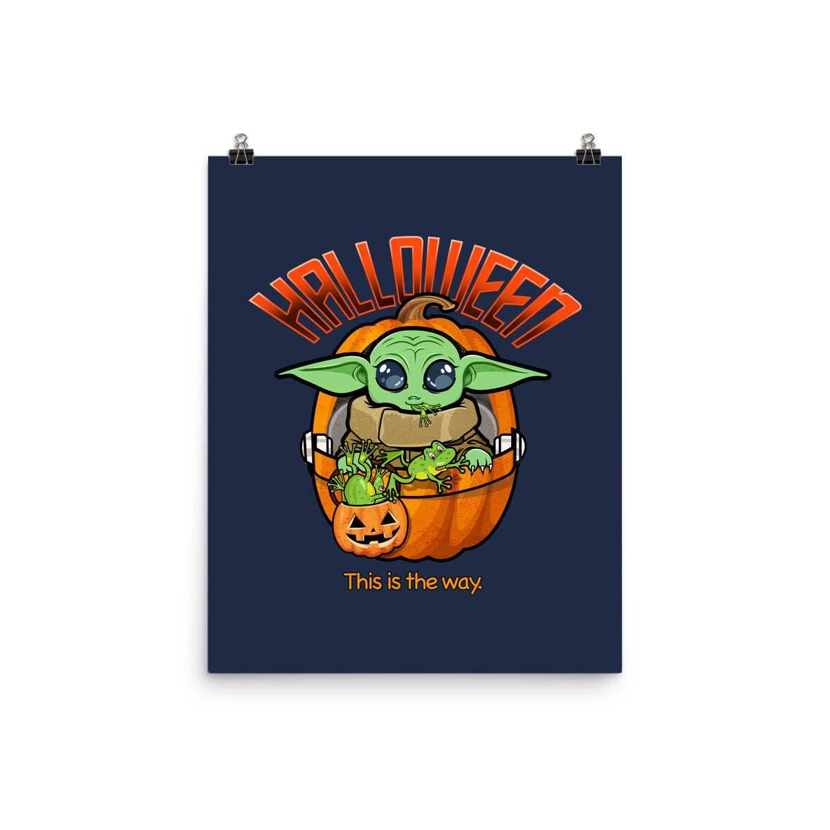 Halloween This Is The Way - None / Black / 12x16