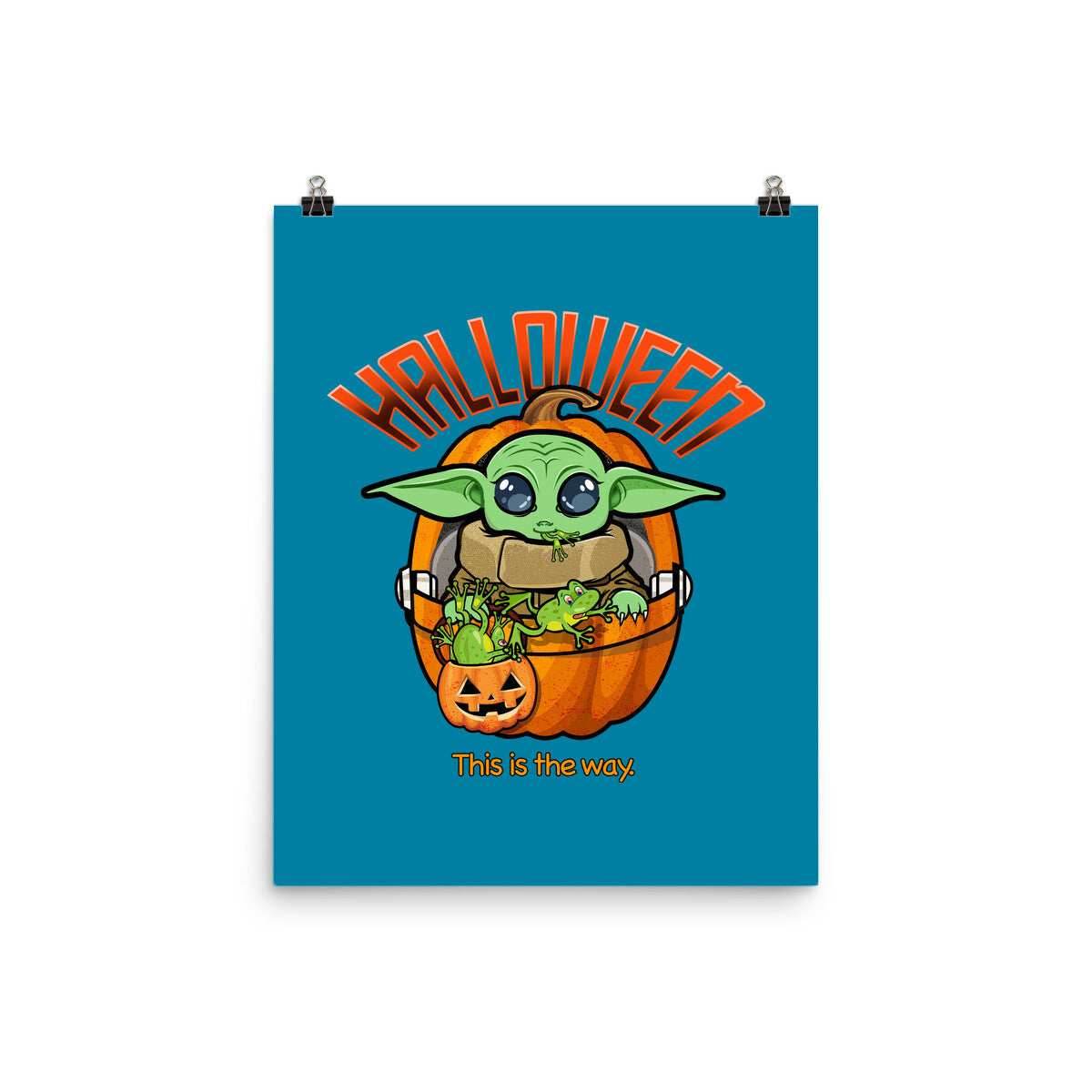 Halloween This Is The Way - None / Black / 12x16