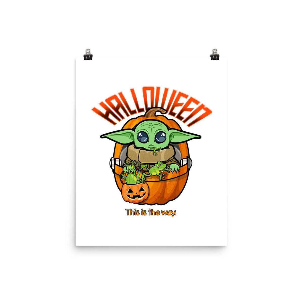 Halloween This Is The Way - None / Black / 12x16