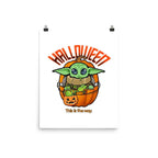 Halloween This Is The Way - None / Black / 12x16