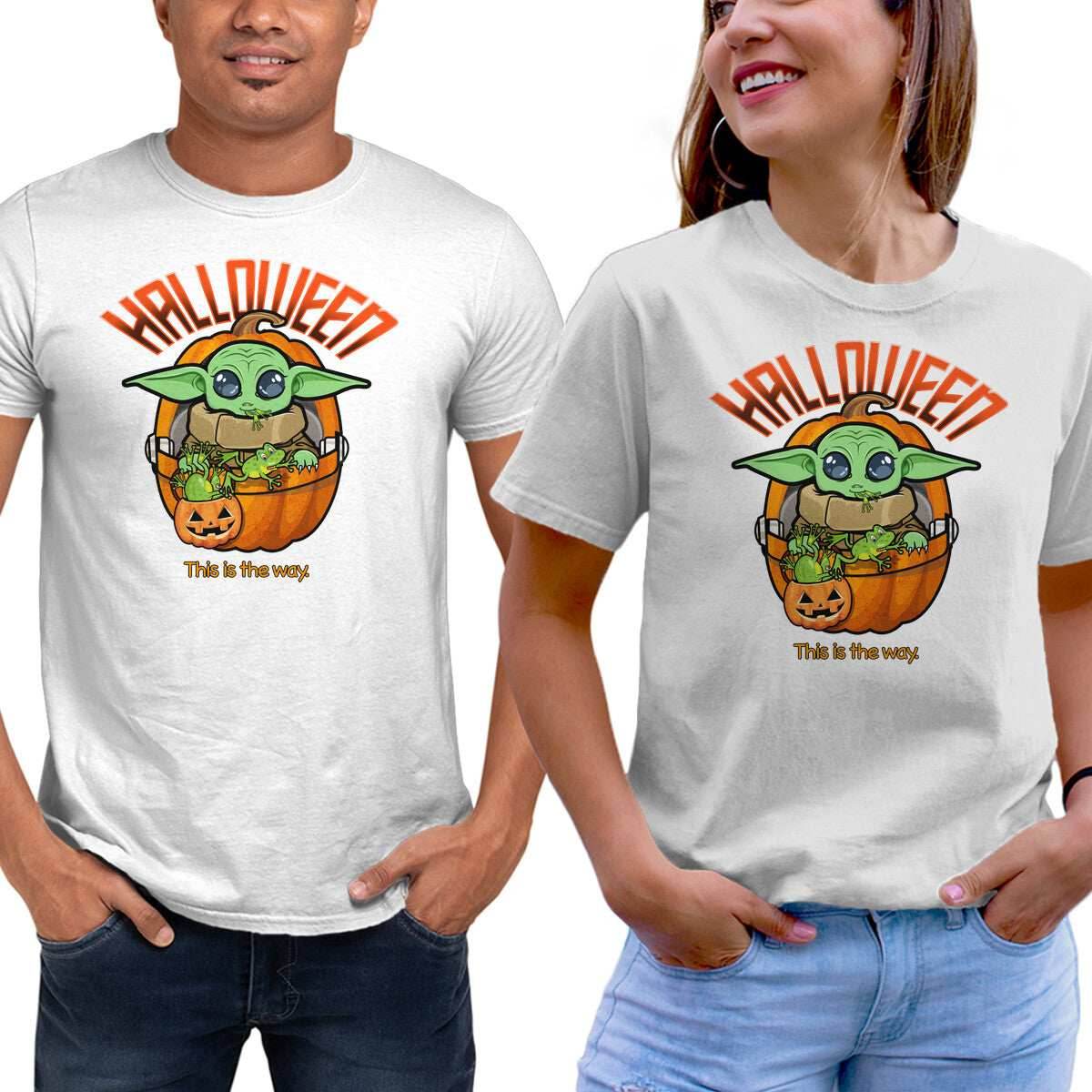 Halloween This Is The Way - Unisex / White / S