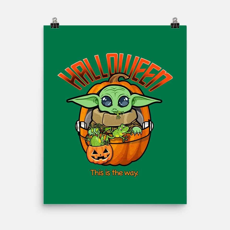 Halloween This Is The Way - None / Black / 12x16