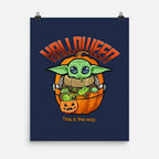 Halloween This Is The Way - None / Black / 12x16