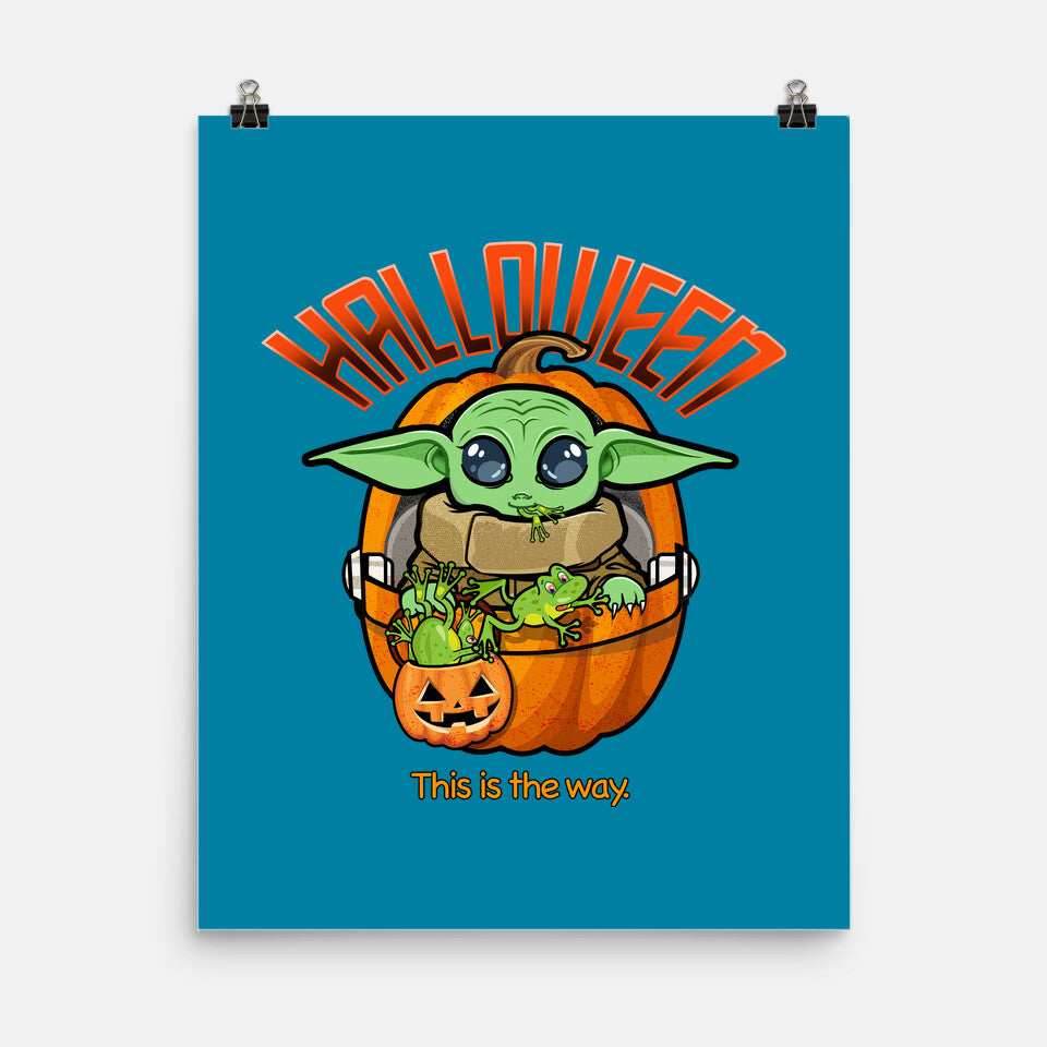 Halloween This Is The Way - None / Black / 12x16