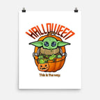 Halloween This Is The Way - None / Black / 12x16