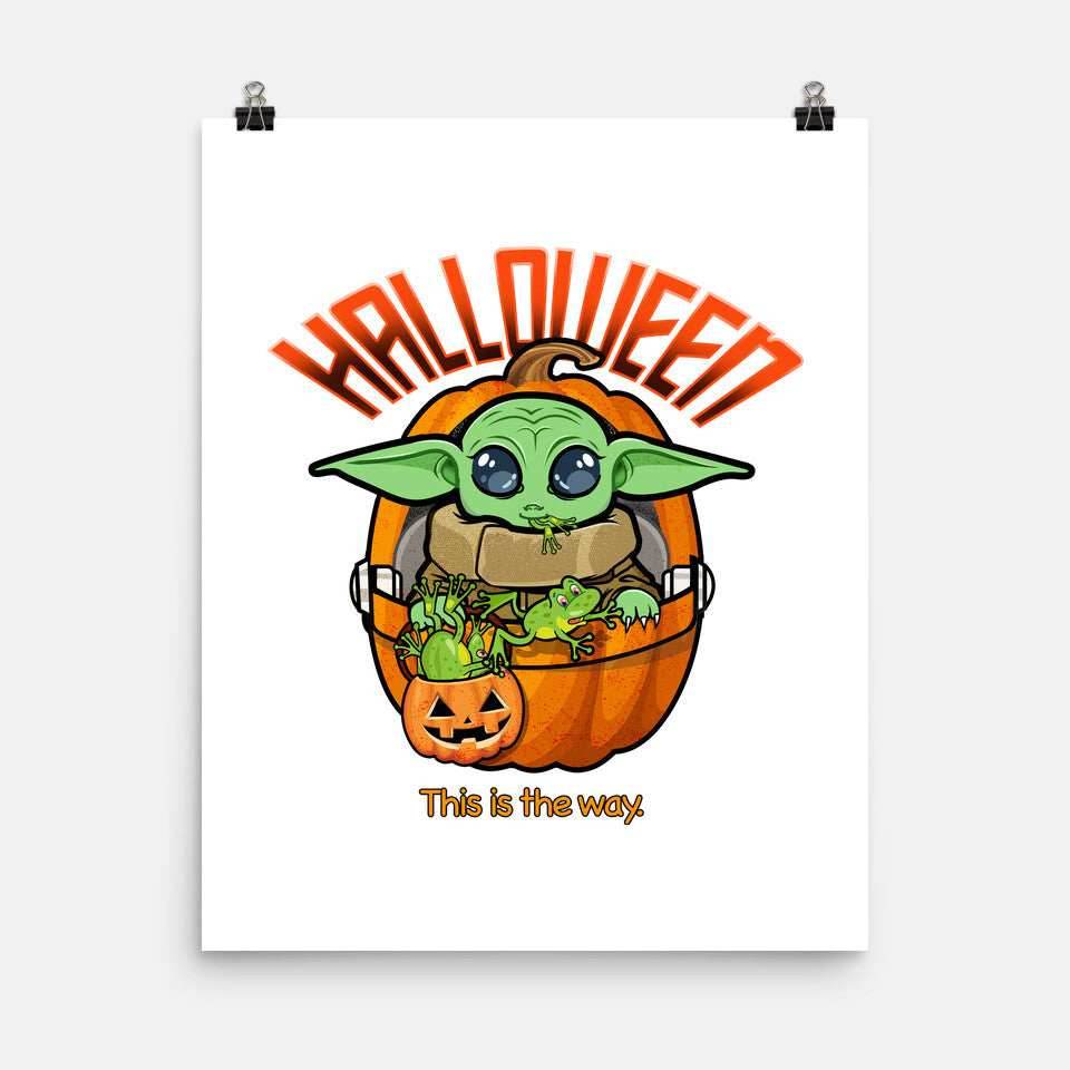 Halloween This Is The Way - None / Black / 12x16