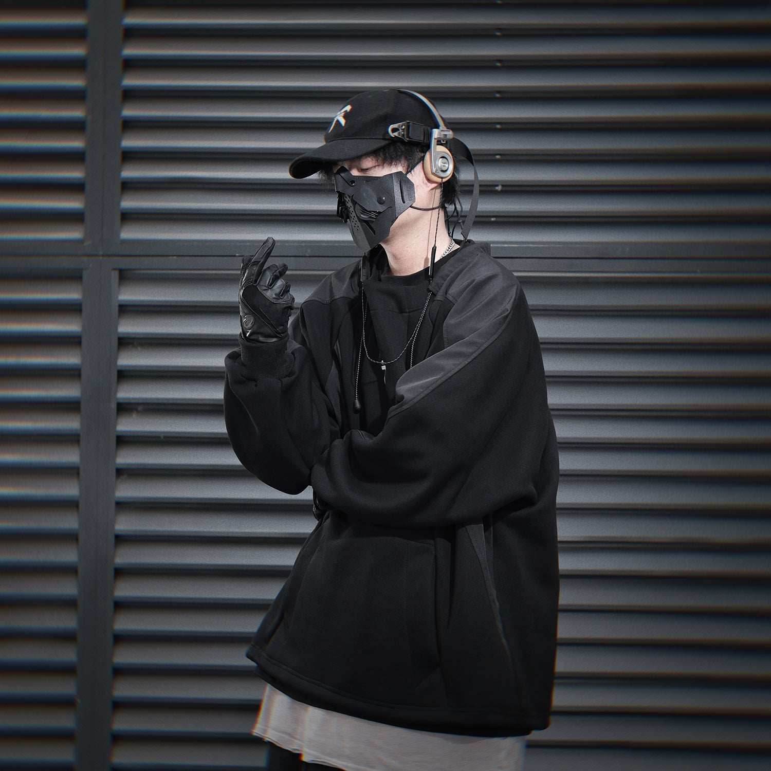 HiH55 Patchwork I-Tech Crewneck - M