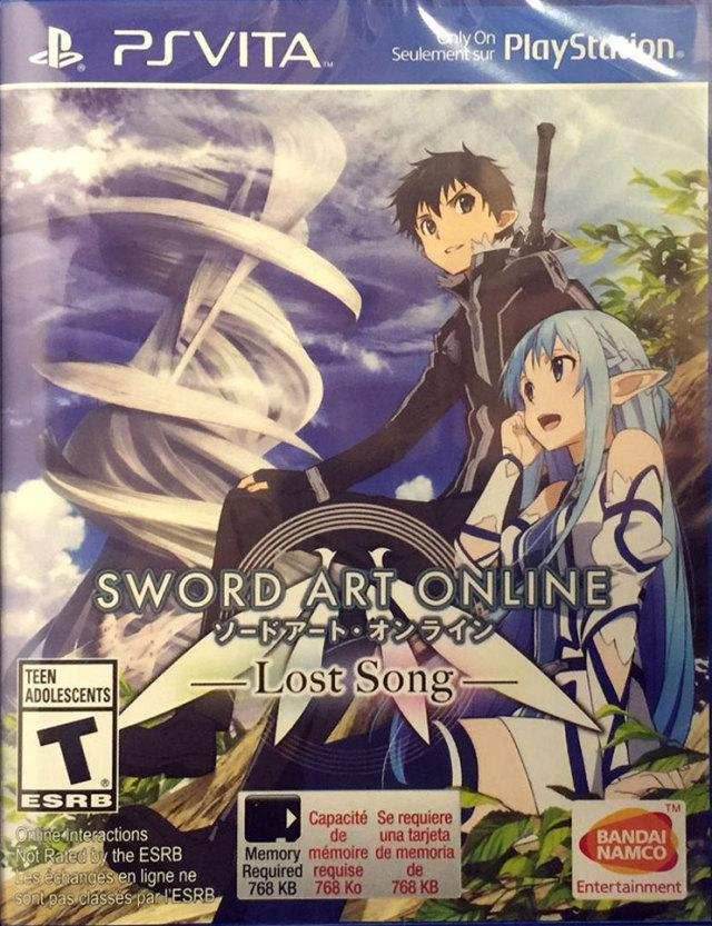 Sword Art Online Lost Song (Playstation Vita) - Game Manual Only