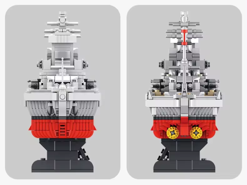 WWII Deutschland Class Battleship - Mil-Blox