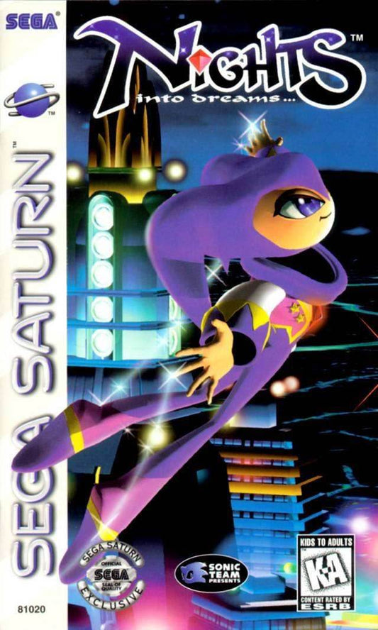 NiGHTS into Dreams... (Sega Saturn) - Game Manual Only