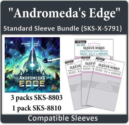 "Andromeda's Edge" Compatible Card Sleeve Bundle (8803 x 3, 8810 x 1)