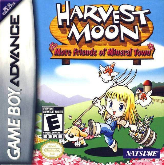 Harvest Moon: More Friends Of Mineral Town (Gameboy Advance) - Game Manual Only