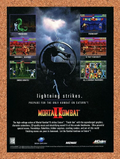 1997 Mortal Kombat II Saturn Original Ad