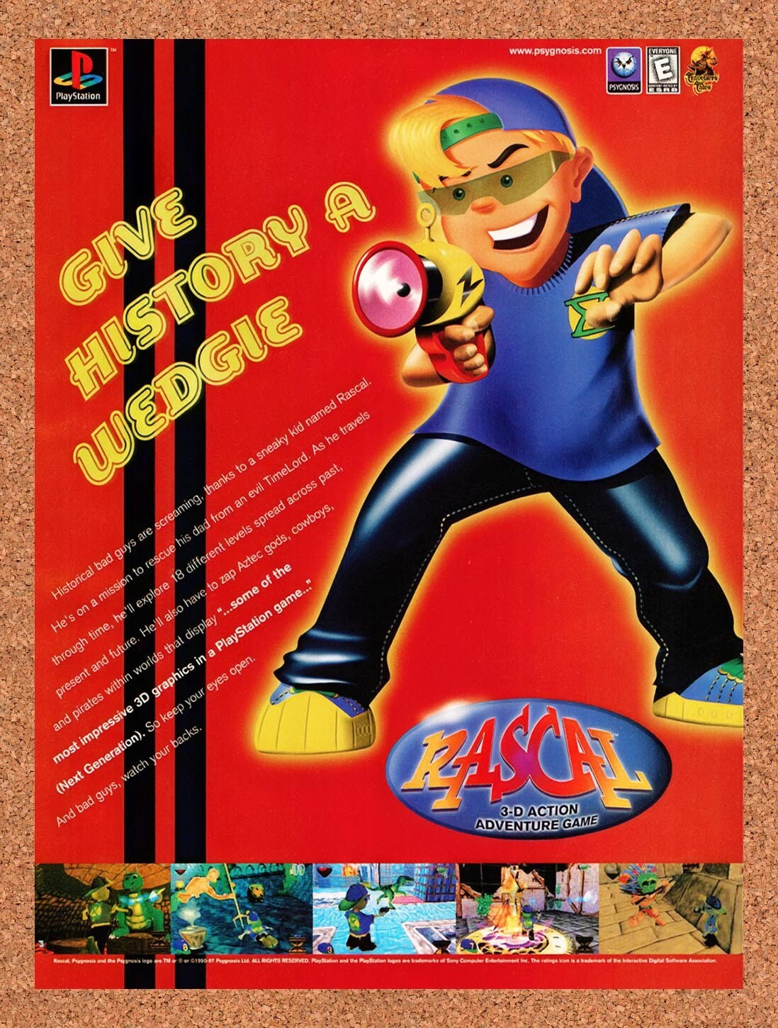 1998 Rascal PS1 Original Ad v1