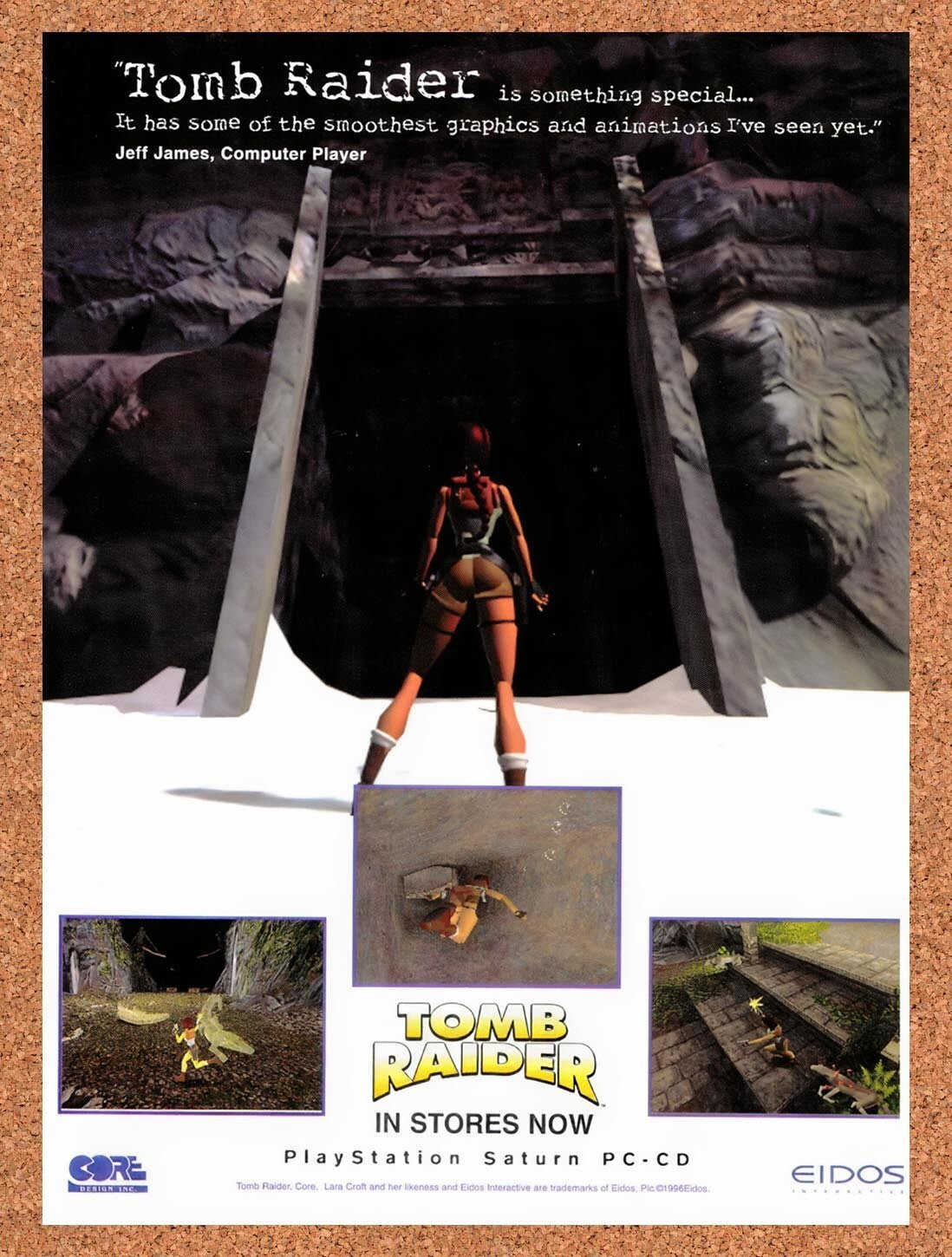 1997 Tomb Raider PC Original Ad v23