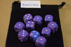 Silver Tetra Speckled 16mm D6 | Sold per piece - 