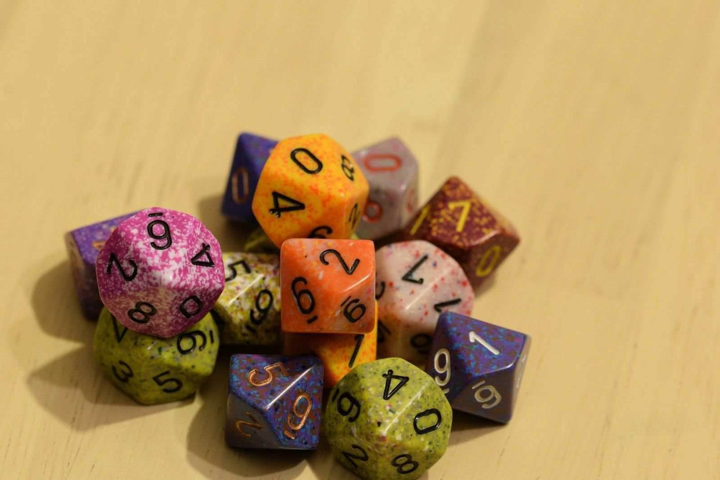 Random Set of 6 d10 Ten Sided RPG Dungeons and Dragons Dice (6) Chessex Magic - 