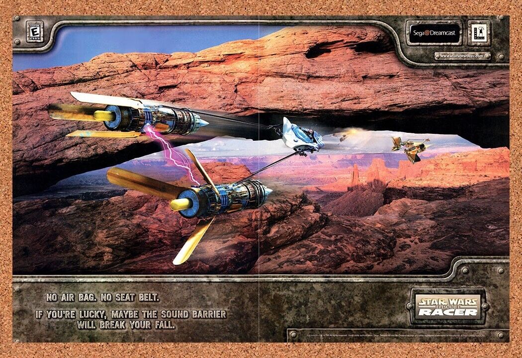 2000 Star Wars Episode I Racer Original Ad