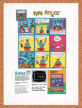 1983 Type Attack Apple II Original Ad v1