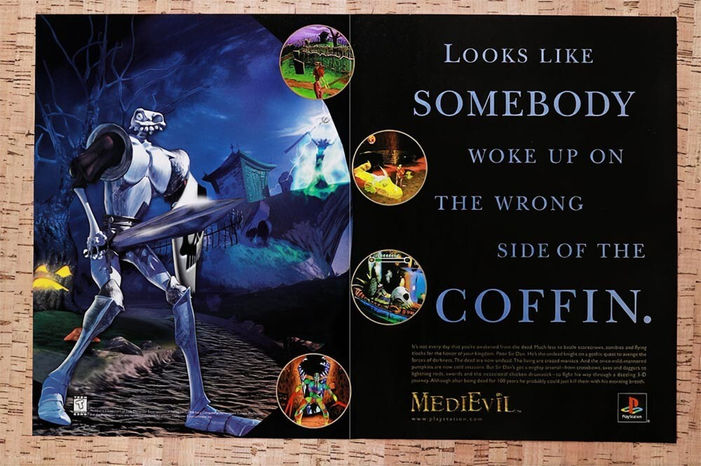 1998 Medieval PS1 Original Ad v3