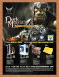 2007 Might And Magic Dark Messiah Vigor Gaming PC Original Ad v2